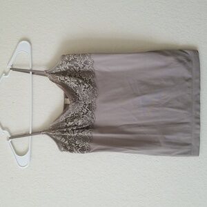 Taupe tank top cami